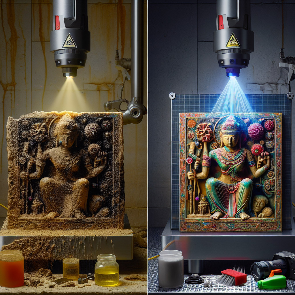 The impact of laser cleaning on the preservation of cultural heritage.